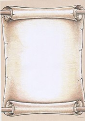 Scroll - Brown Letterhead A4, 25/Pk
