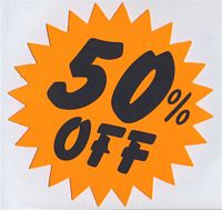Assorted Fluorescent Stars - 50% Off, 20 /Pk Large