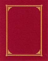 Document Covers - Linen Burgundy 3 /Pk