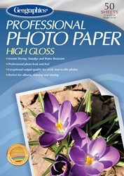 Professional A4 Photo Paper High Gloss 50 Sheets Per Pkt 220g/m2