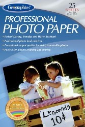 Professional 6x4cm Photo Paper High Gloss 25 Sheets Per Pkt 220g/m2