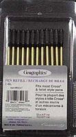 Cross Compatible F/Black 12 Pk Refill